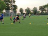 Laatste training S.K.N.W.K. JO9-1 van seizoen 2022-2023 (partijtje tegen de ouders) (112/178)